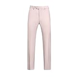 Overol recto de color liso con bolsillo, casual, pantalones con botones, para hombre, verano 2024, beige, 6XL