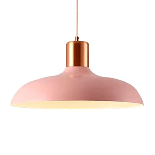 DOBQHWY Italian Color Industrial Chandeliers Fixtures Nordic Style Macaron Pendant Lamp Creative Design Metal Hanging Lights Modern Iron Adjustable Ceiling Lamps for Study Fast Food Hotel Warehouse