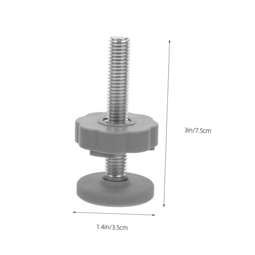 JOINPAYA 4pcs Gate Replacement Bolts: 2.95X1.38X1.38in Threaded Spindle Rods Pet and Gates Durable Spindle Rods for Indoor Safety Compatible with Parts and Accessories