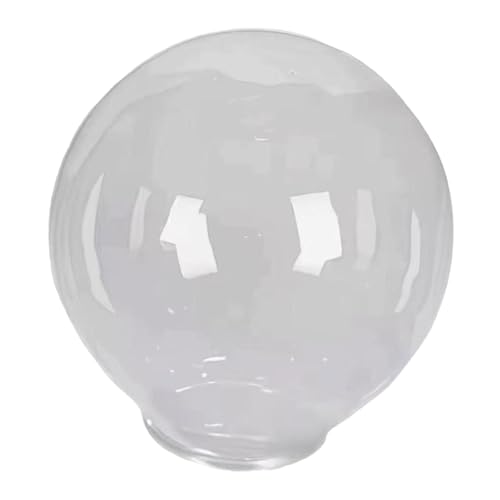 Ioensy Lampada Esterna Globo Paralume Trasparente Ricambio Copertura Sfera Acrilica Resistente alle Intemperie Adatta per Lampioni Cortile Camminamenti Este, Diametro 20 Cm