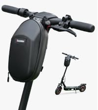 iScooter Handlebar Storage Bag for Electric Scooter, Large Capacity Waterproof Hanging Bike Bag Front Storage Bag Electric Scooter Accessories, 3L Black