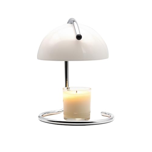 Lámpara de metal para calentar velas en el salón creando un ambiente relajante con temporizador