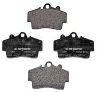 for Porsche 987 05-08 base Brake Pad Set Front TEXTAR friction pads