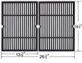 66652 Cast Iron Cooking Grid(set of 2) (For Char-broil, Coleman, Kenmore, Master Forge, Thermos & Uniflame Gas Grill Models)