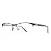 laureles Half Frame Bifocal Reading Glasses Men Blue Light Blocking Business Square Computer Reader Male (black, 0.0, multiplier_x)