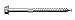 1/4 x 5 Simpson Strong-Drive SDS Heavy-Duty Connector Screw Double-Barrier Coating - Pack (25)