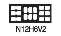 TPC Notched Mounts Model N12H6V2 N12H6V2