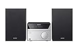 Sony CMT-SBT20 12W Black,Silver - home audio sets (Black, Silver, AC, Classic, Flat, Hip hop, Jazz, Pop, Rock, DAB, FM, Digital, 87.5 - 108 MHz) (Renewed)