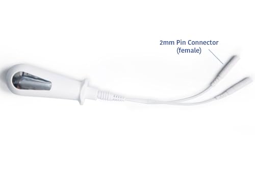 Image of Discount TENS Vaginal Probe Electrode, Model V1, 2mm Pin | Stainless steel and bio-plastic, smooth tapered design, easy to clean, instructions included, device sold separately