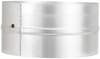PROLINE 10-Inch Round Backdraft Damper for Range Hoods and Ventilation Ducts, Spring-Loaded Aluminum Blades, Rubber Gasket Seal, Horizontal or Vertical Installation - 2