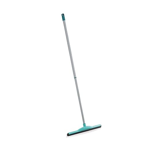 3. Leifheit Classic Floor Squeegee Wiper with Telescope Handle