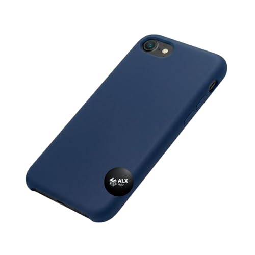 Capa Capinha Para iPhone 7/8 / SE 2020 e 2022 Case Silicone Aveludada Premium Slim (AZUL MARINHO)