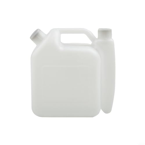 EffiFish 2 botellas mezcladoras, tanque de capacidad de 1 L con escala de relación 25:1 50:1 para motosierra, cortadora de césped, herramientas eléctricas de jardín