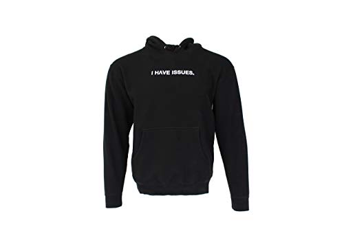 IHAVEISSUES - Sudadera con capucha para hombre - Negro - X-Large