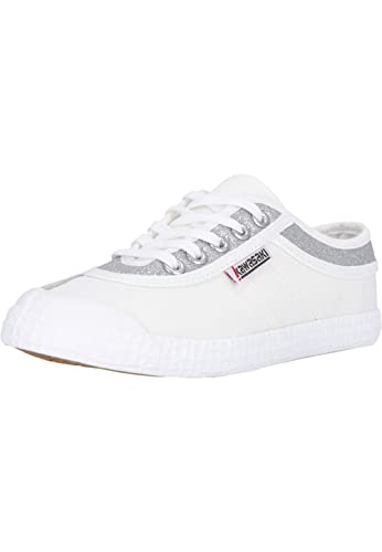 Kawasaki Glitter Canvas Shoe K194522 8889 Silver   36 EU