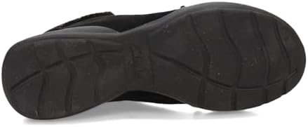 Clarks Women's Roseville Lace Ankle Boot, Black Suede, 9 Wide | Image 6