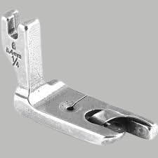 1/4 (6.4mm) Rolled Hem Presser Foot โ for Industrial Single Needle Sewing Machines (Fat Bed Compatible)