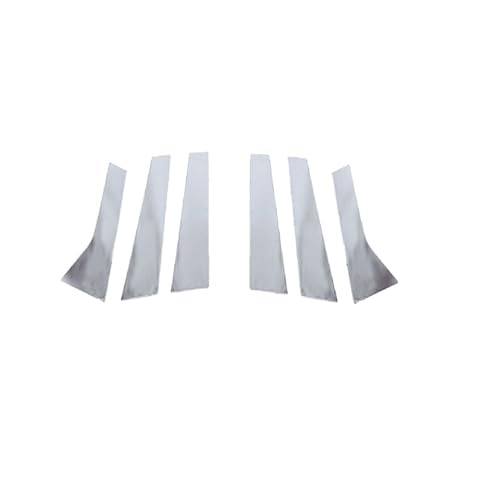 Garniture de montant de portière de voiture finition argent pour Astra J 4 portes