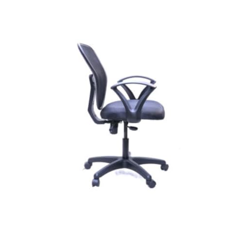 Generic Mesh Office Chair V-Shaped Black - Image 4
