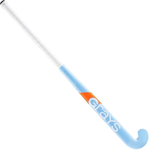 Grays GX1000 Field Hockey Stick Bundle with Free Chamois Grip (Light Blue, 36.5 Inches) - Thumbnail 2
