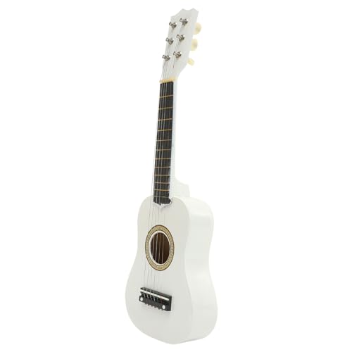 ORFOFE Guitarra Infantil de Instrumento Musical Principiantes Guitarra Blanca y Niñas Tocar