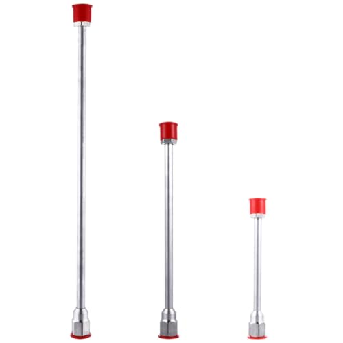 Toddmomy Varillas de Extensión para Pulverizador sin Aire, Aleación de Aluminio, 3 Piezas (20 CM, 30 CM, 50 CM), Accesorio para Pintar Techos y Rincones de Difícil Acceso
