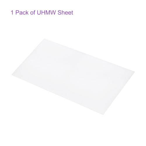 Image of DMiotech 24 x 48 x 3 /16 Inch Plastic UHMW Sheets, Ultra High Molecular Weight Polyethylene, Opaque White Polyethylene Board for Automotive, Chemical, Manufacturing, DIY Home Kitchen