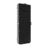 Robust ABS Flight Case with Wheels for 76 Key Keyboards, Synthesizers and Digital Pianos Fully Adjustable Interior Padding Allowing You to Fit Even the Most Bizarre of Keyboards Sturdy and Lightweight ABS Frame with Aluminium Reinforcing Plates Featu...