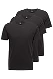 Hugo Boss Hombre Camiseta, Moderno, Schwarz, M