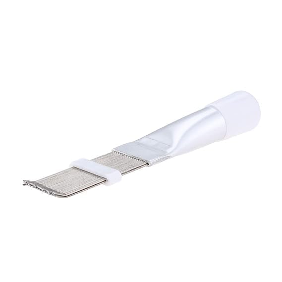 Image of Stainless Steel Fin Comb Brush for Air Conditioner - Professional Grade HVAC Tool for Straightening and Cleaning Fins - Durable Construction, Easy to Use - Promotes Maximum Cooling Efficiency