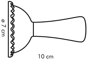 Diagram of Tescoma Doughnut Maker with dimensions