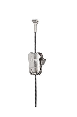Image of STAS Steel Cable with Cobra (10, Black 78 inch (200 cm))