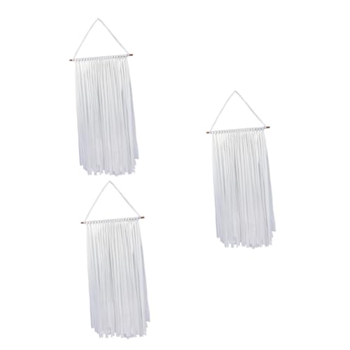 Support de pinces à cheveux de style européen en bois blanc durable pour barrettes