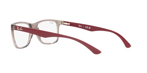 Image of Ray-Ban Unisex Clear Lens Square Frames - 0RX7027I