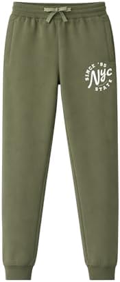 Alan Jones Clothing Boys Solid Cotton Joggers Track Pant