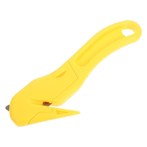 Veemoon Taglierino Di Sicurezza Tascabile Multifunzionale in Plastica e Acciaio, Apriscatole Scorrevole Design Protettivo Per Uso Ufficio, Viaggio e Fai Da Te
