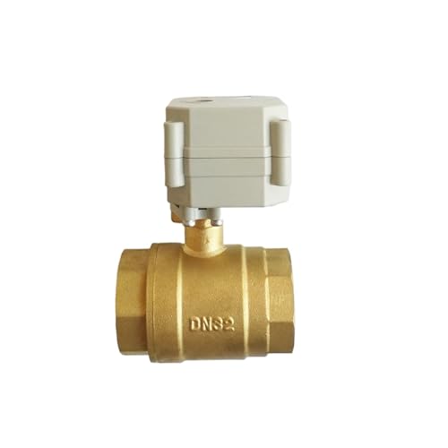 Vanne régulation eau 4-20mA DN32 laiton motorisée pas à pas NPT - 2
