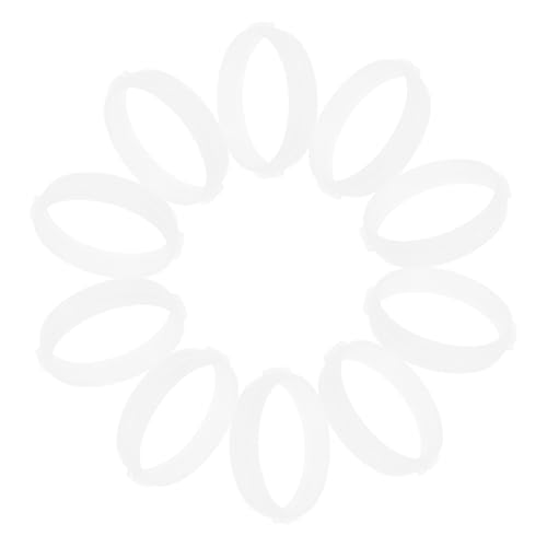 Garneck 10PCS DIY Hamster Tunnel Rings and Connectors for Guinea Pig and Pets Habitat for Design and Playful Exploration