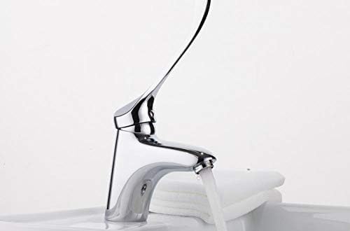 Mitigeur de lavabo en laiton pour robinet de salle de bain contemporaine