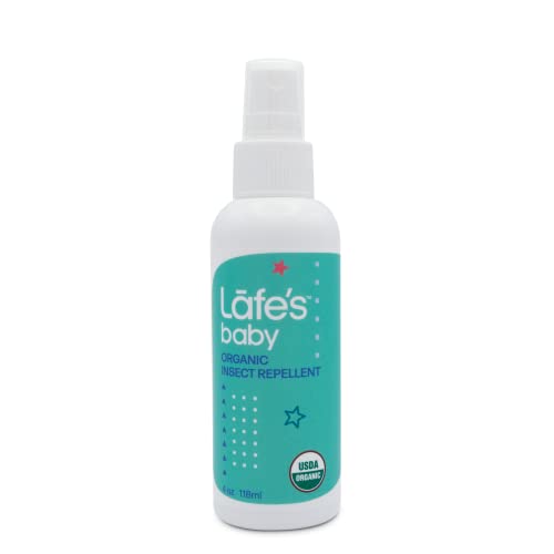 Lafe's Baby | DEET Free - Organic Baby Insect Repellent | Organic, No Alcohol, Chemical Free & All Natural (4oz) - Packaging May Vary