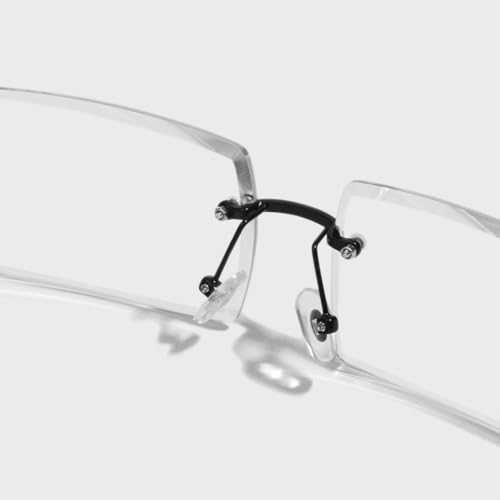 Image of SAM AND MARSHALL HARPER Eyeglass I Light Weight Frames I Rectangle Shape I Sheet Metal Frames I Prescription Friendly I Men & Women