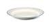 IBILI 920022 Plato Plate Versalles, Acero, Color Blanco, 22 x 22 x 2 cm