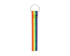 Rainbow Flag Lanyard Keychain