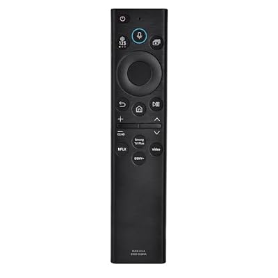 BN59-01385A Samsung TV Remote Control Replacement for Smart TV - Easy Setup, Universal Bluetooth/IR Voice Remote, No Solarcell - Works with Samsung QLED, Frame, Crystal UHD, 4K, & LED Smart TVs
