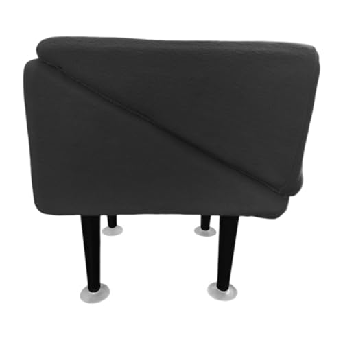 Dualoai ドッグステップ ポータブル 犬用スロープ 木製 ペットステップ 折りたたみ式 ペット用階段 多機能 滑り止め 頑丈 ペット用品 子犬や小型ペットの贈り物に適用, ブラックベルベット