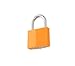 ROOKMAD 2-Pack Keyed Alike Locks, Orange Covered Brass Keyed Padlock with Stainless Steel Shackle, 1-9/16 Inch Lock Body, Rustproof Locks for Luggage Gate Fence Hasp Cabinet Toolbox Gym School Locker
