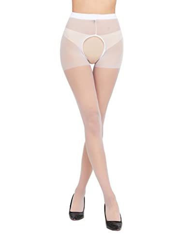 Pantimedias sexis Feng Shui para evitar marcas con control superior y medias sedosas de 12 deniers