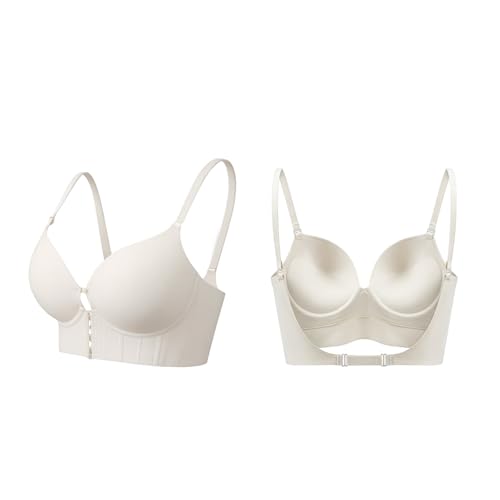 Women's Low Back Bra U Back Seamless Wireless Full Coverage Supportive Bra