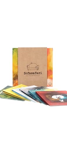 Sofasafari – Erlebnisbox für Paare, Partnerin, Frauen, Männer, Eltern, Spiele für Erwachsene, Date-Night, Beziehung, Geschenk, Liebe
