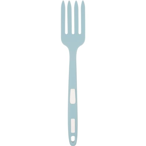 Luxshiny Ergonomic Silicone Cooking Fork Multi-function Pasta Server for Kitchen Nonstick Large Fork